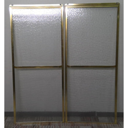 Gold Shower Door