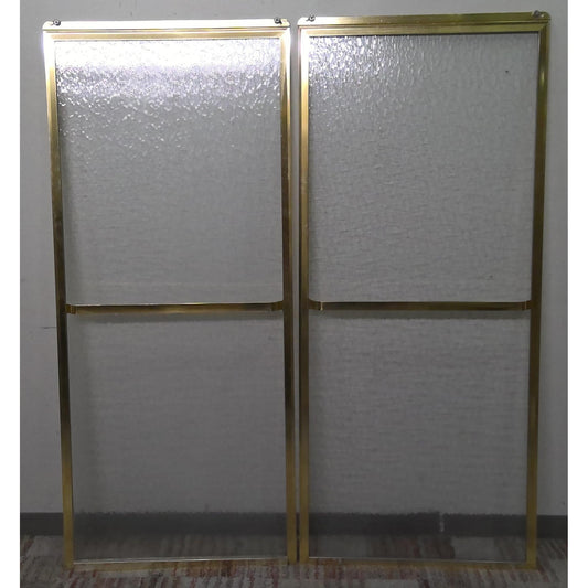 Gold Shower Door