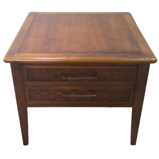 24" Walnut End Table