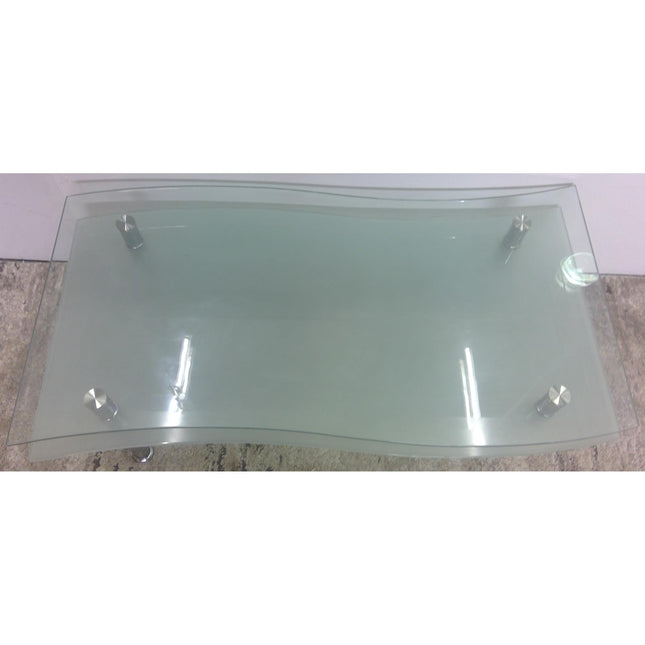 49" Glass Top Coffee Table