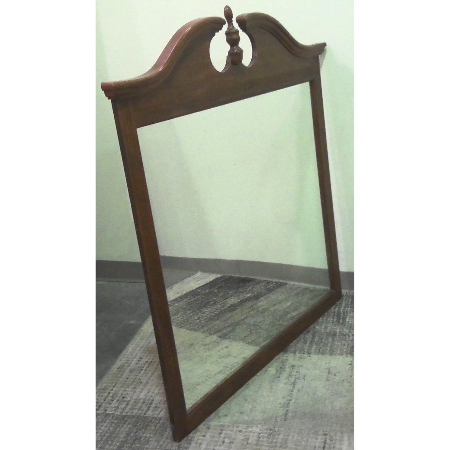 Mahogany Double Dresser with Mirror