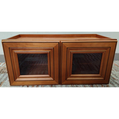 27" Glass Door Upper Cabinet RTA