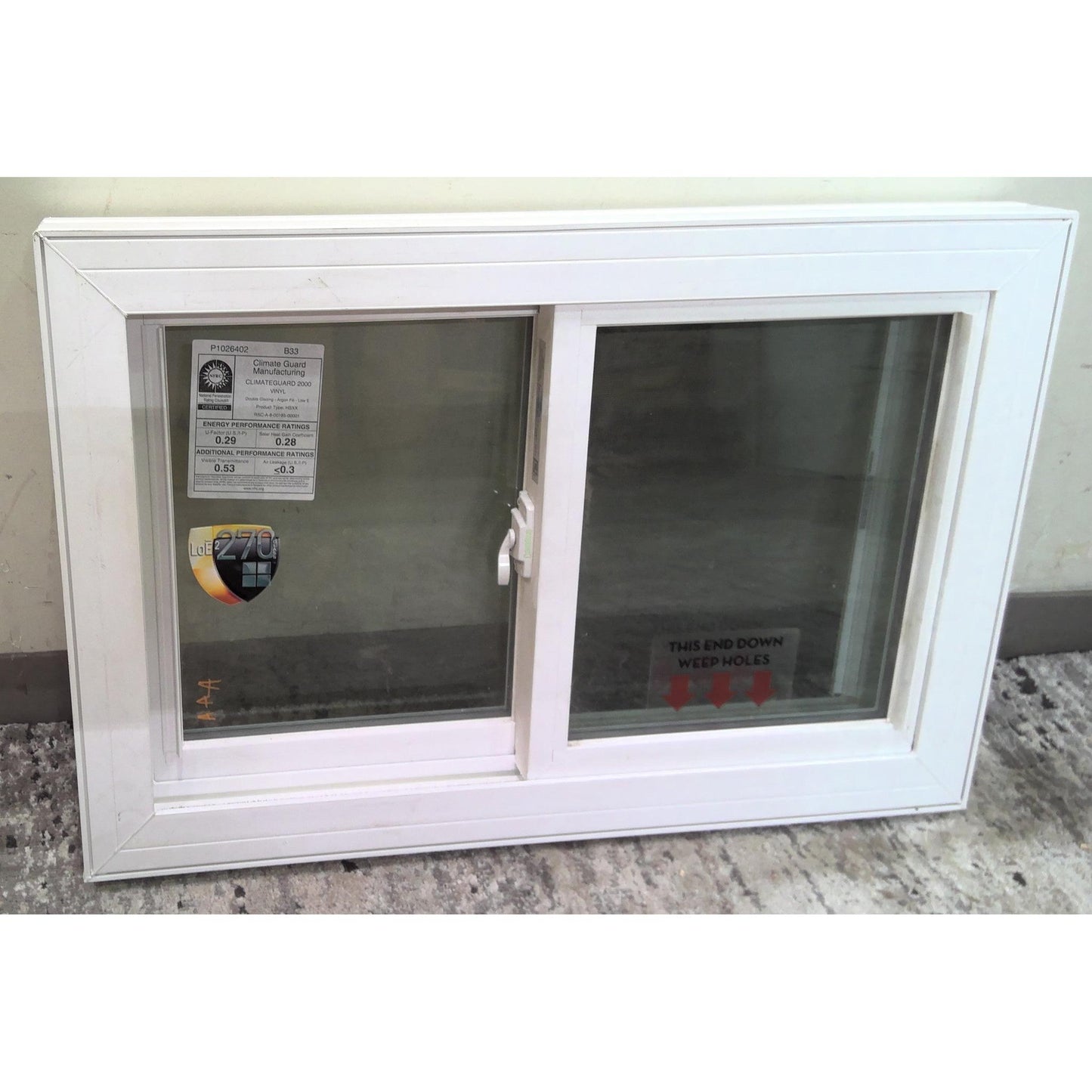 30.5" x 20.5" Slider Window