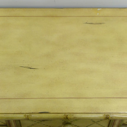 Decorative Faux Bamboo Palm Tree Sideboard Cabinet 39 Inches Wide