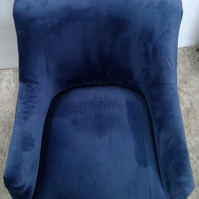 Blue Rolling Armchair