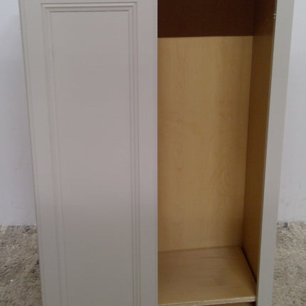 24" x 36" White Plywood Upper Cabinet (Missing Door)