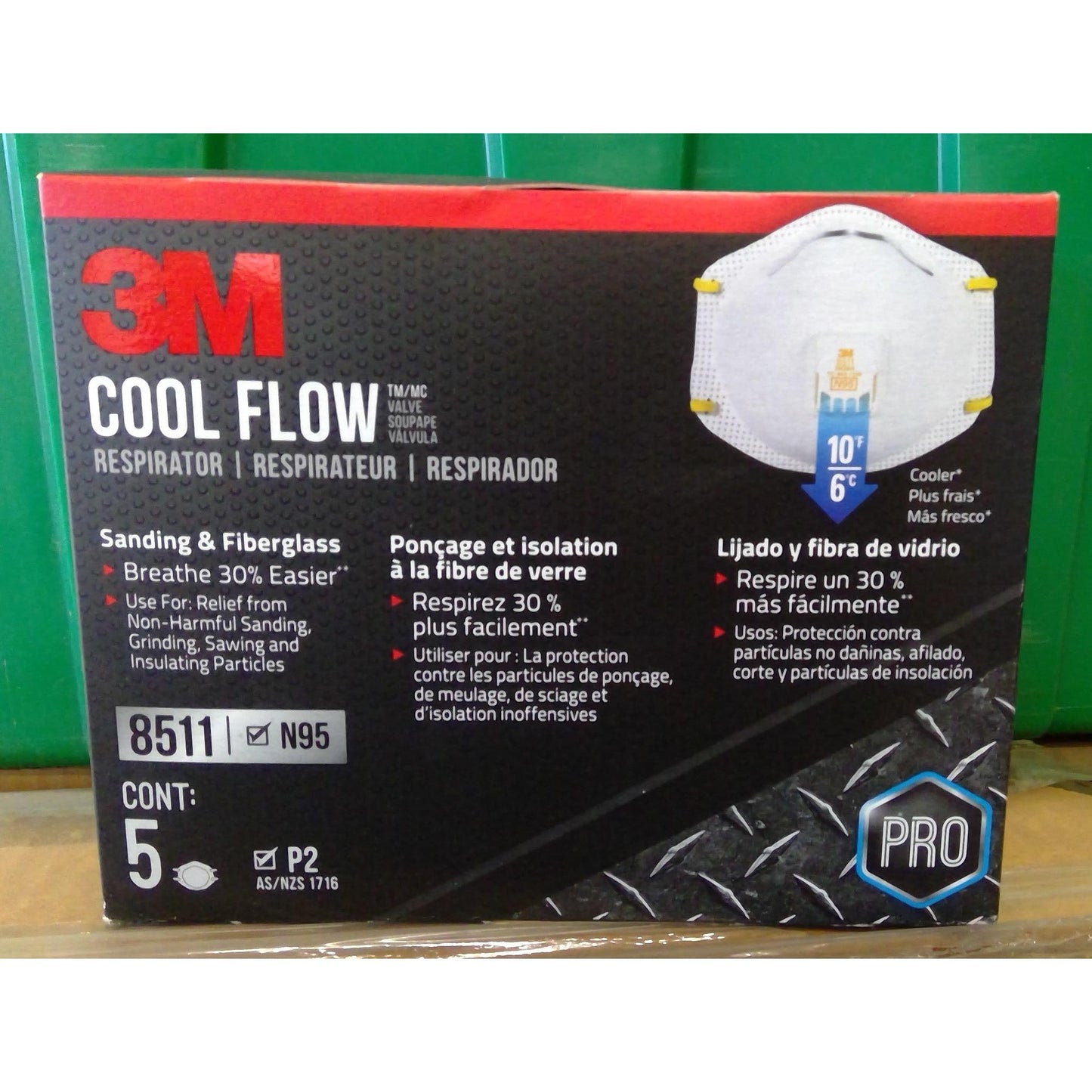 Cool Flow Resporator Mask's- Pallet of 288 5 Pack Boxes