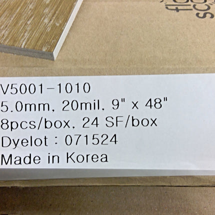 408 Square Feet of LVT Flooring (17 Boxes)