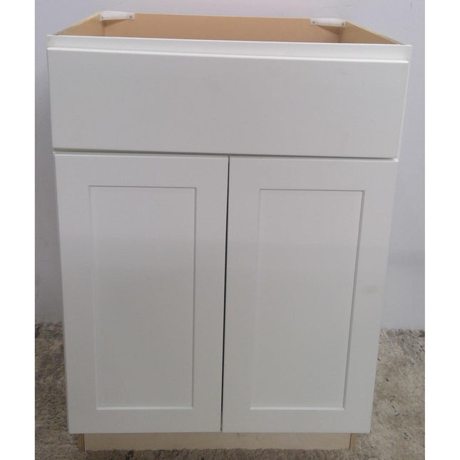 24" White Base Cabinet