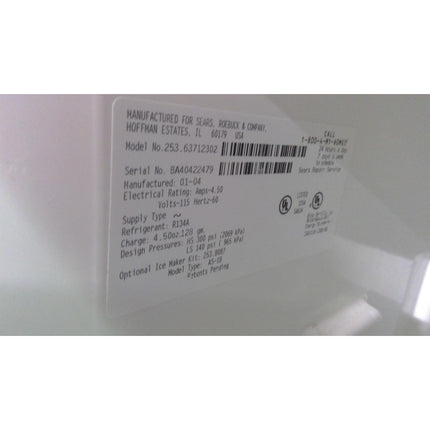 Kenmore Top Freezer Refrigerator 23458
