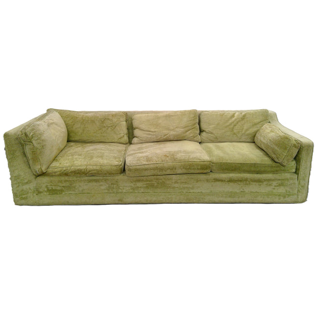 90" Green Sofa