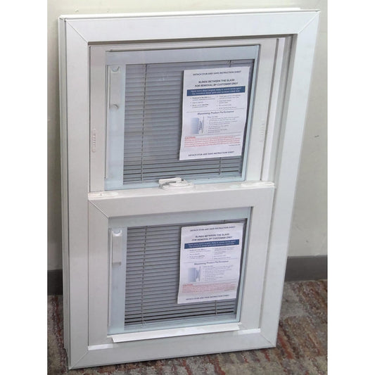 20" x 30" Double Hung Window with Internal Blinds