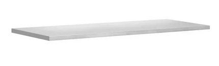 72 In Stainless Steel Garage Cabinet Worktop 1 Inch Thick