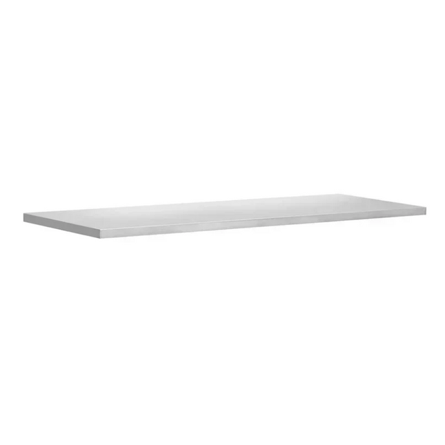 72 In Stainless Steel Garage Cabinet Worktop 1 Inch Thick