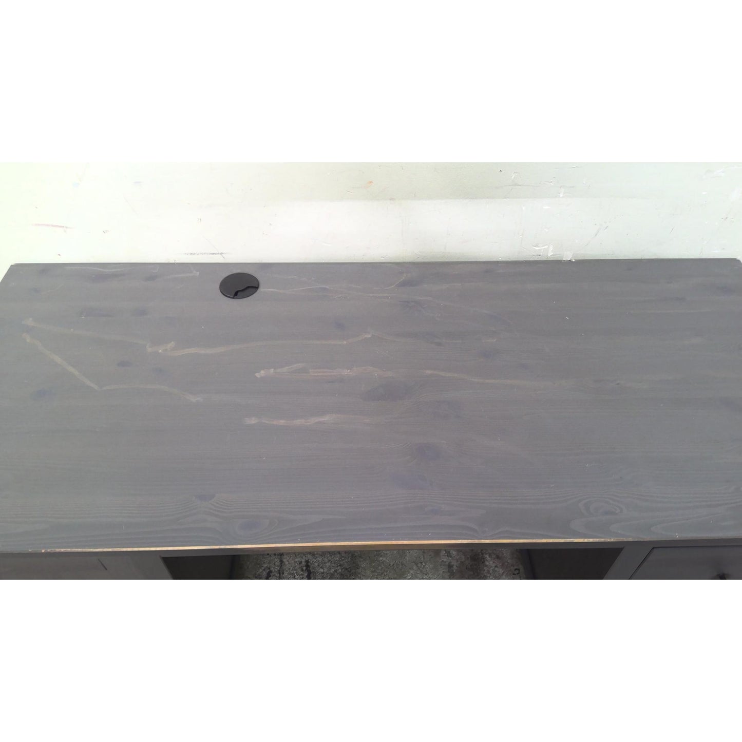 61" Gray Desk