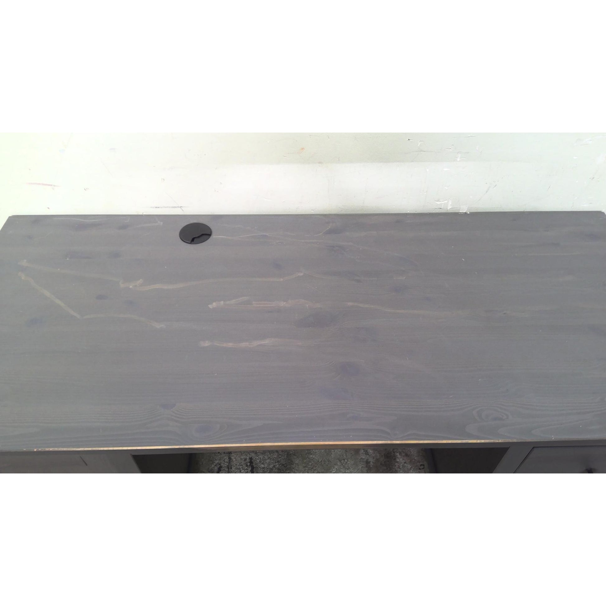 61" Gray Desk