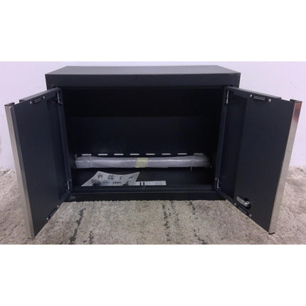 24" x 18" Black and Gray Steel Wall Cabinet (Added 08/14/2026)
