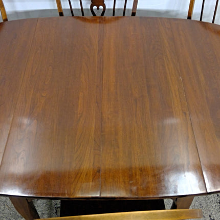 Wood Dining Table with 4 Chairs