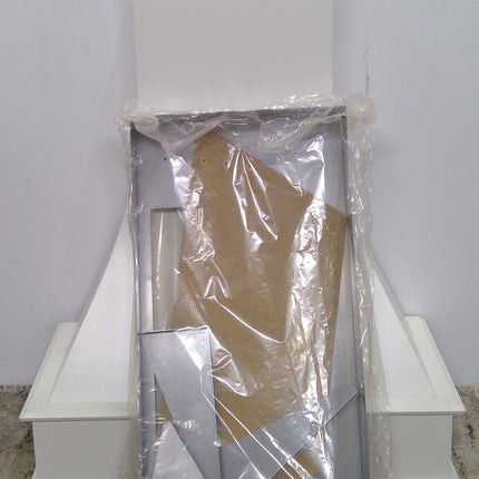 White Wood Range Hood Cover