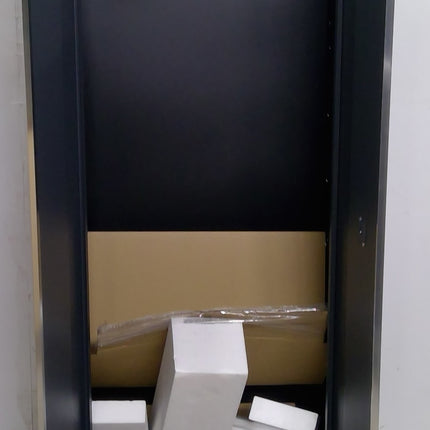30" Black and Gray Steel Storage Locker