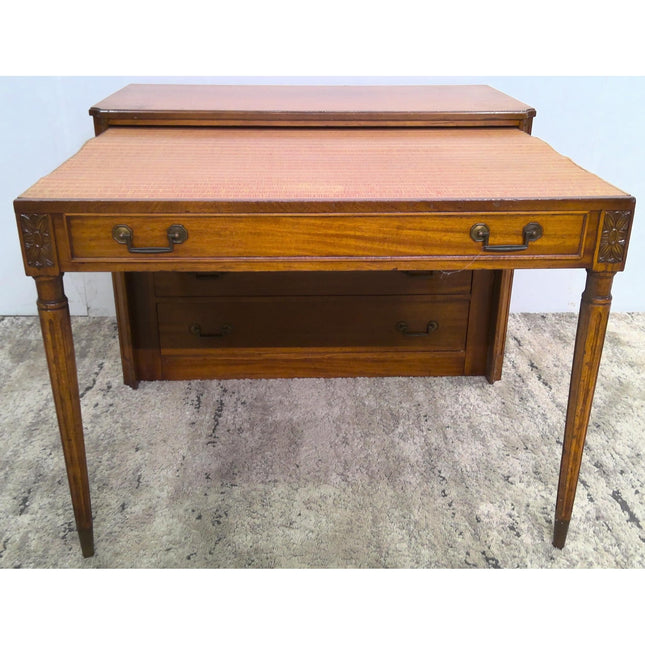 43" Wood Dresser with Pullout Desk Top