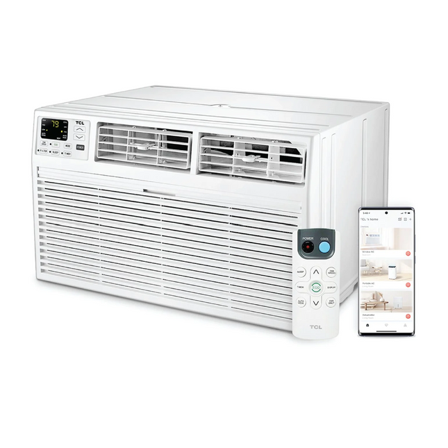 TCL 8000-BTU Medium Room 115-Volt White Through-the-Wall Air Conditioner with Remote