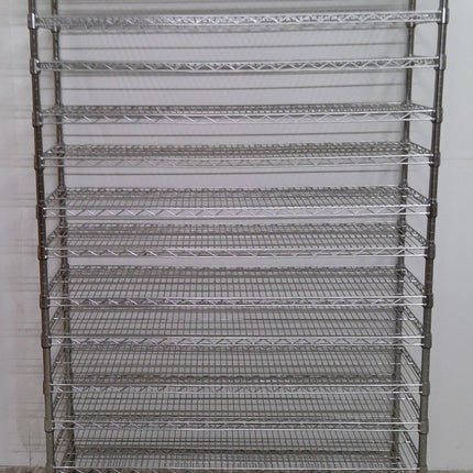 13 Tier Chrome Wire Shelving Unit