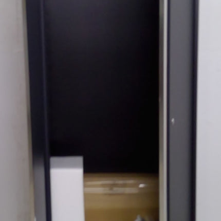 30" Black and Gray Steel Storage Locker