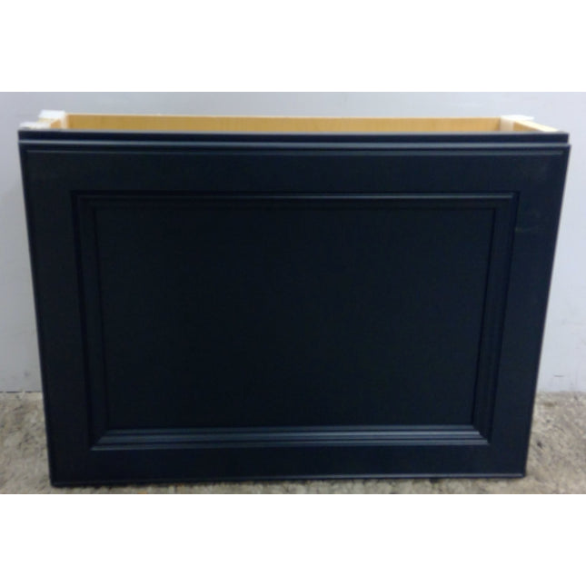 21" x 15" Shallow Blue Plywood Upper Cabinet