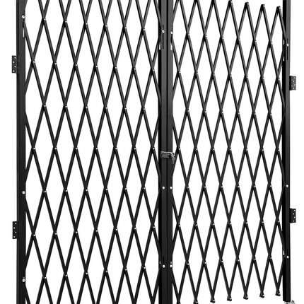 10'W x 5'H Double Folding Security Gate