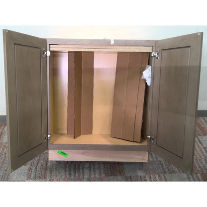 30" Gray Base Cabinet