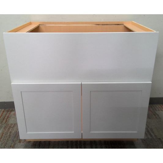 36" White Sink Base Cabinet
