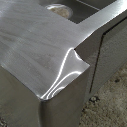 28" Undermount Apron Front Single Bowl Stainless Steel Sink
