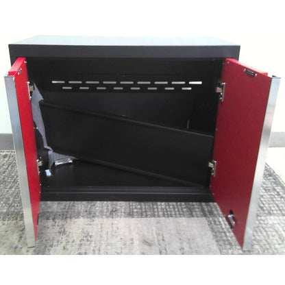 28" Red Steel Storage Cabinet