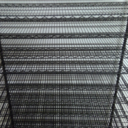 15 Tier Black Wire Metal Storage Rack