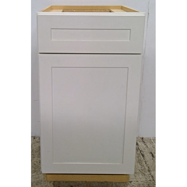 18" White Base Cabinet
