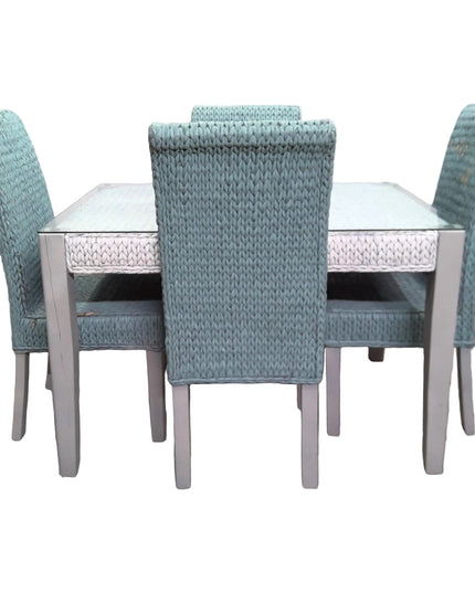 5 Piece Wicker Dining Set