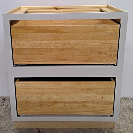 30" 2-Drawer Base Cabinet