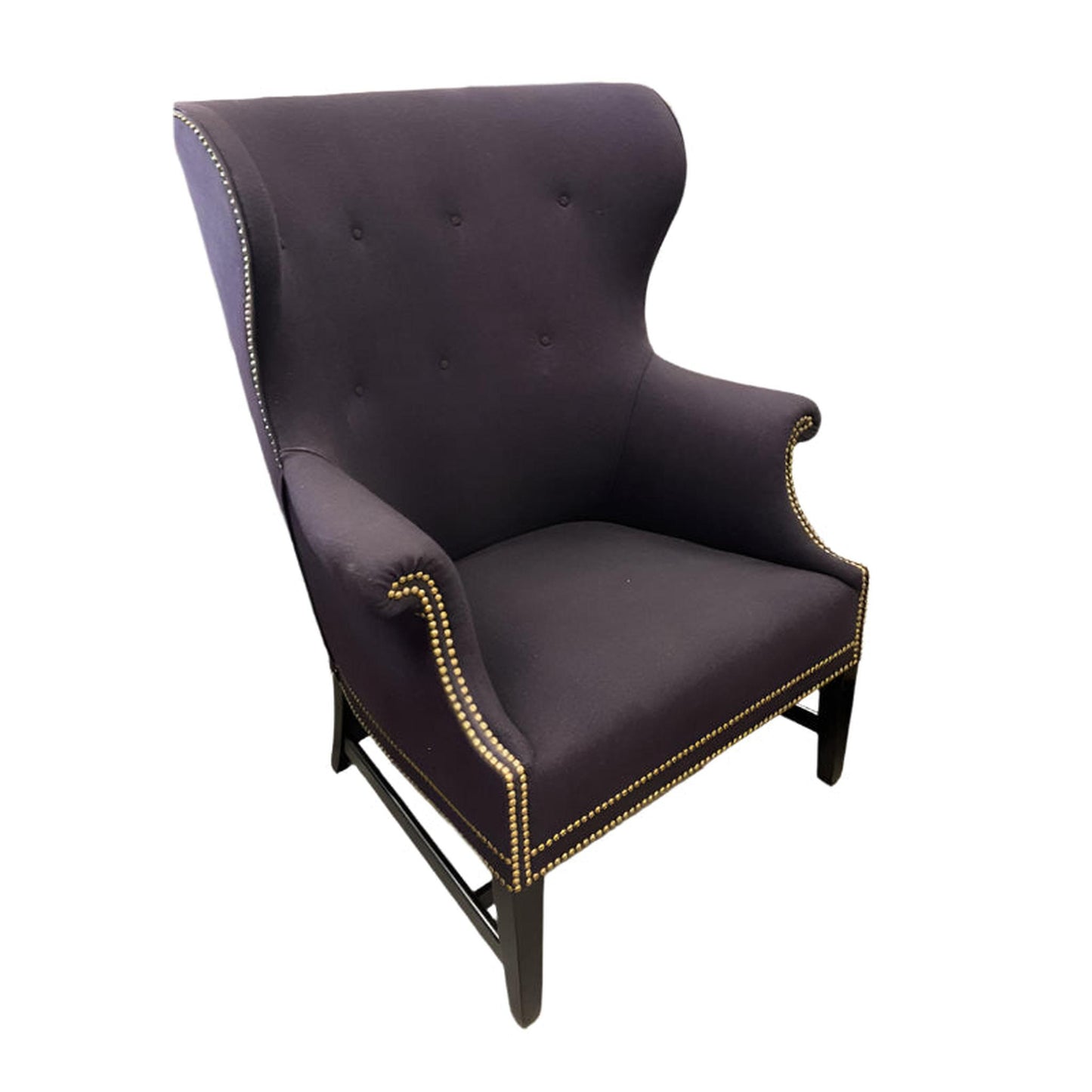 Purple Wingback Chair