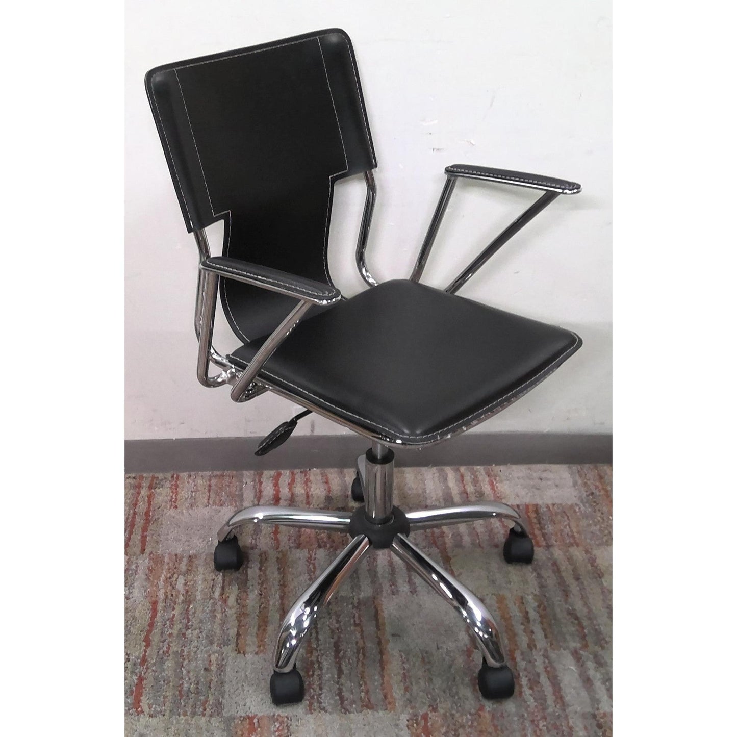 Black and Chrome Office Chair