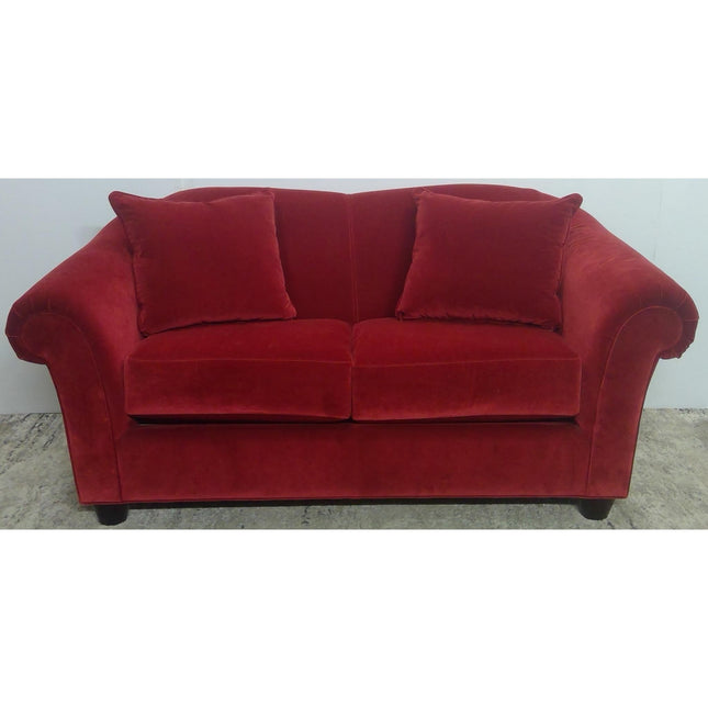 74" Red Sofa