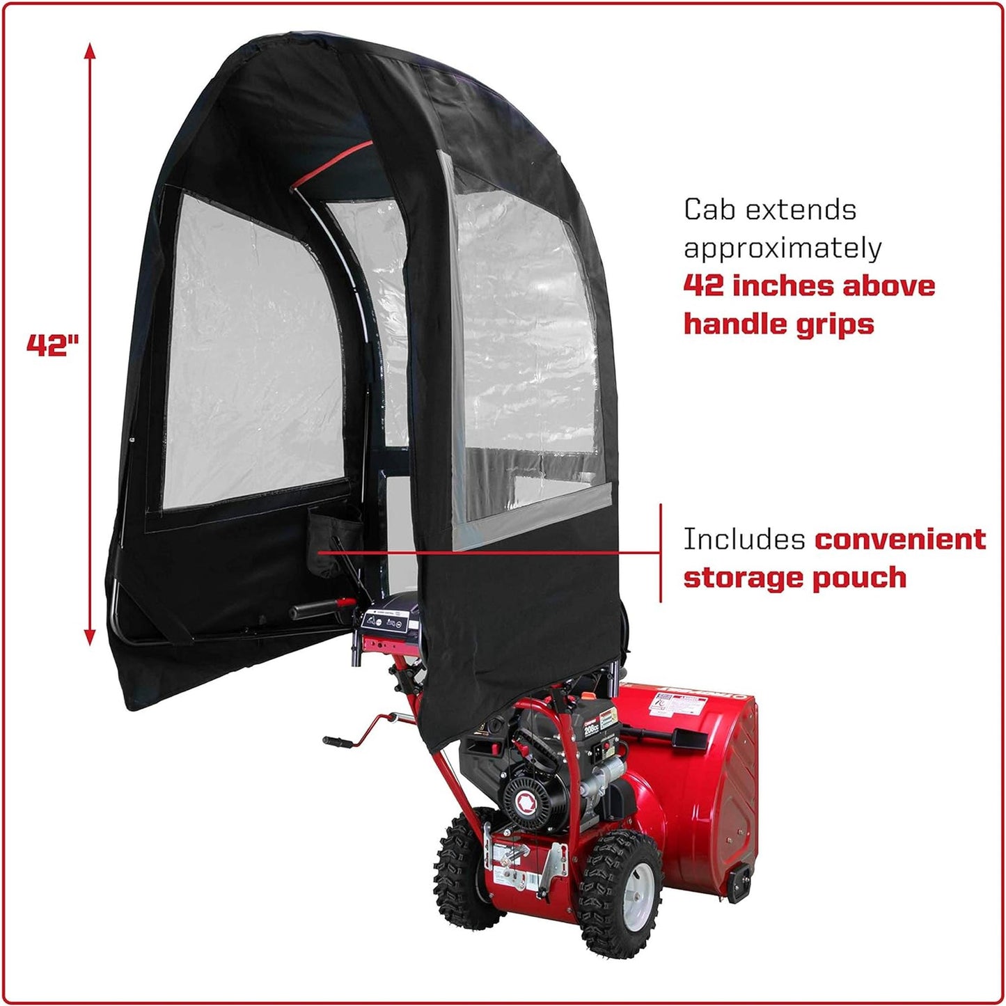 ReStore Select x Arnold 490-241-0032 Univ Snow Thrower Cab, Black - 490-241-0032 GW