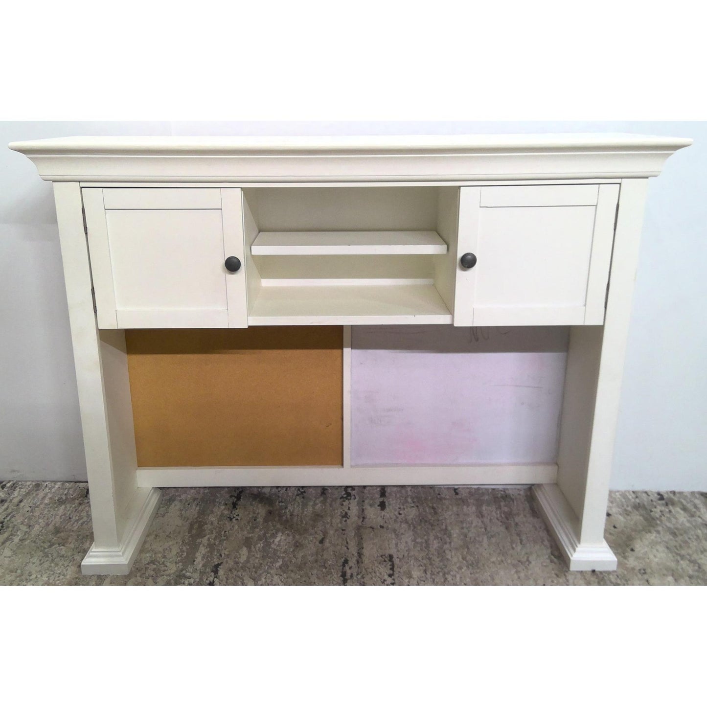 48" White Hutch