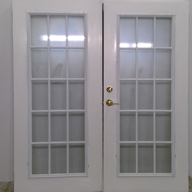69" x 77" Exterior Double French Doors