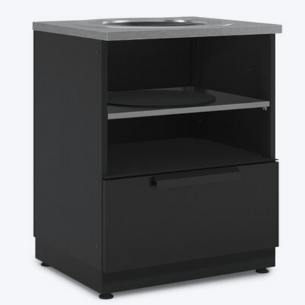 28" Outdoor Kitchen Kamado Grill Cabinet Stainless Steel