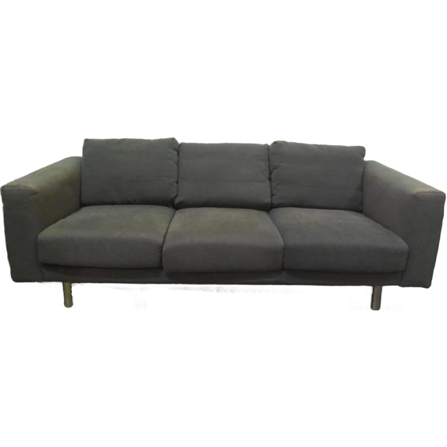83" Gray 3-Seater Sofa