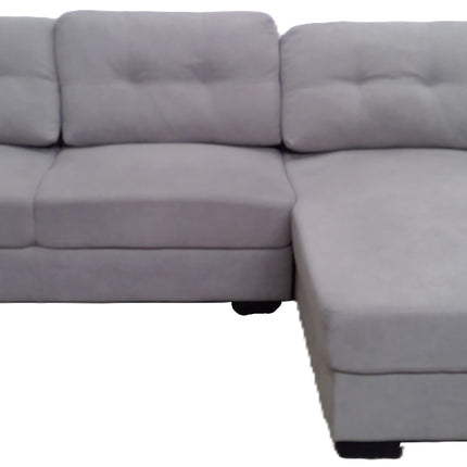 Gray 2-Piece Sectional Sofa
