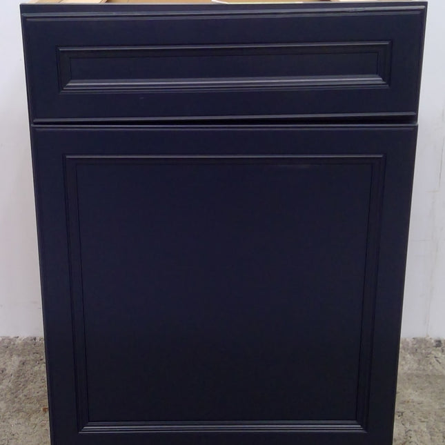 23.5" Blue Plywood Base Cabinet