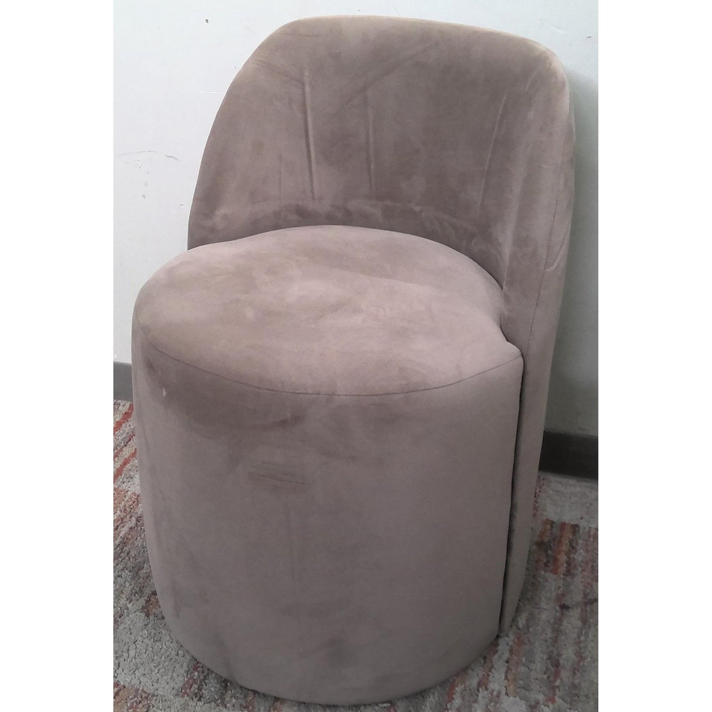 Gray Barrel Chair