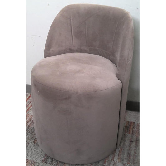 Gray Barrel Chair